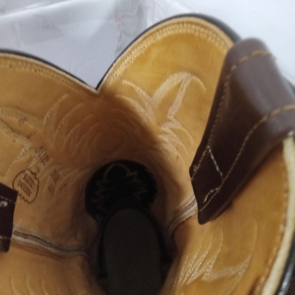 Vintage Iguana Boots Nocona Men's Lizard Exotic Leather Sz 8D Style 28170 - Picture 8 of 11